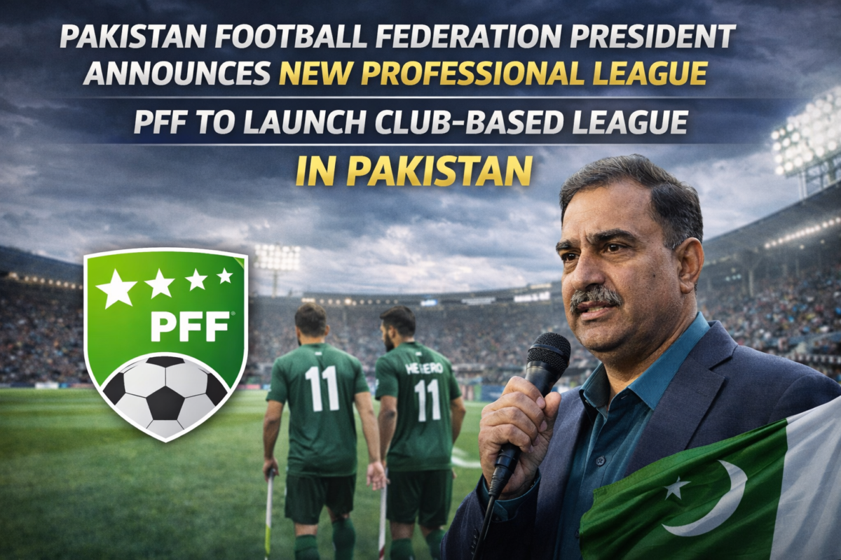 Pakistan Football Federation President Announces New Professional League in Pakistan
