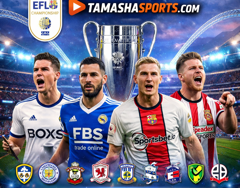 Watch English Championship Live Stream on TamashaSports.com – Full EFL Championship 2026 Coverage