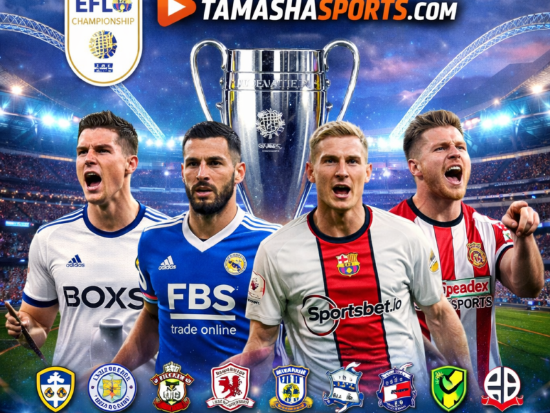 Watch English Championship Live Stream on TamashaSports.com – Full EFL Championship 2026 Coverage