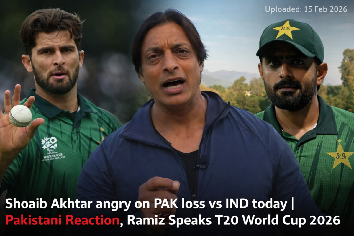 Shoaib Akhtar Reveals the Real Reason Behind Pakistan Cricket’s Downfall After Defeat Against India
