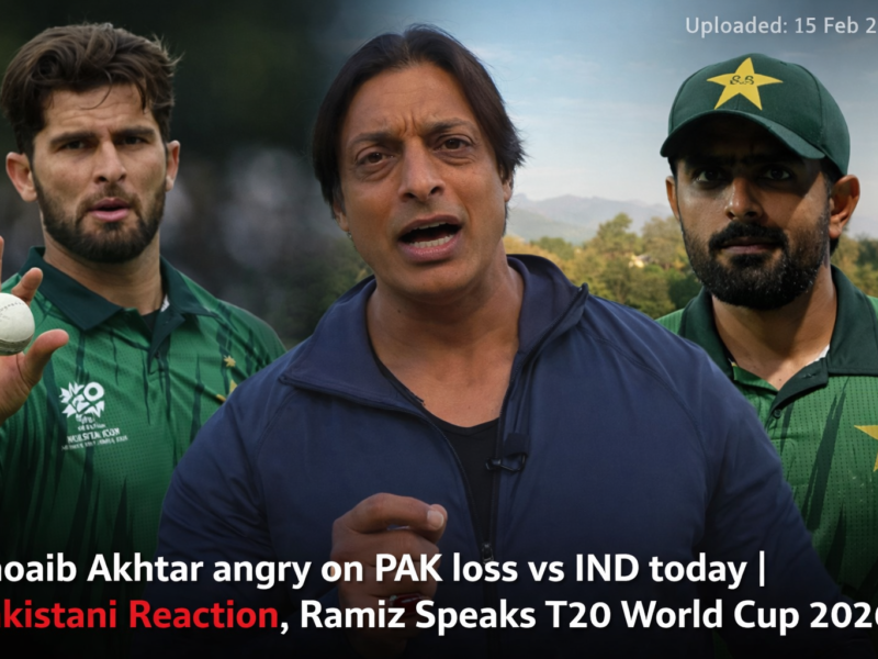 Shoaib Akhtar Reveals the Real Reason Behind Pakistan Cricket’s Downfall After Defeat Against India