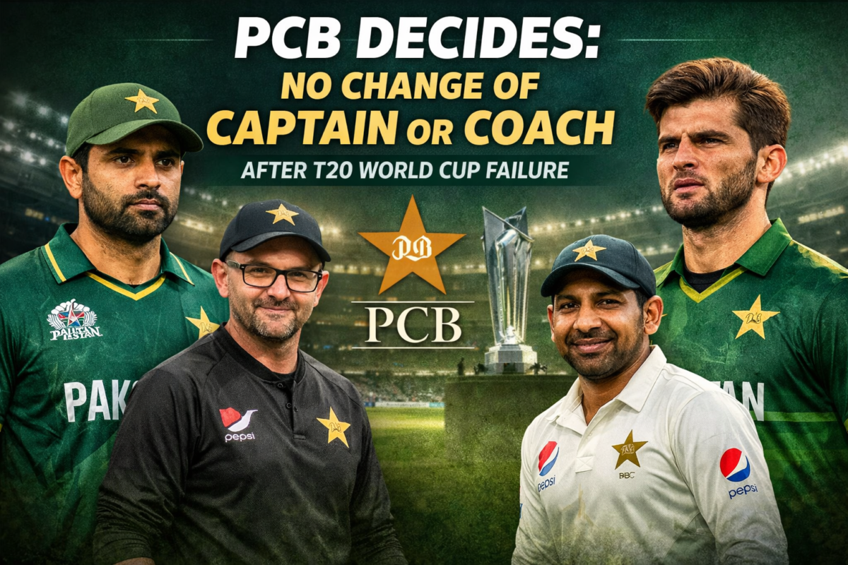 Pakistan Cricket Board Decides Not to Replace Captain or Coach After T20 World Cup Setback
